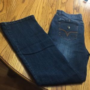Boot cut blue jeans size 12